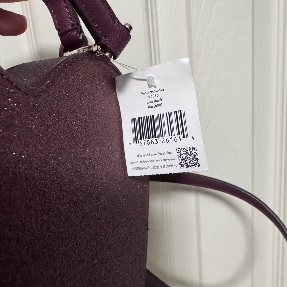 Kate Spade Love Shack Heart Shaped purse NWT - Picture 8 of 14